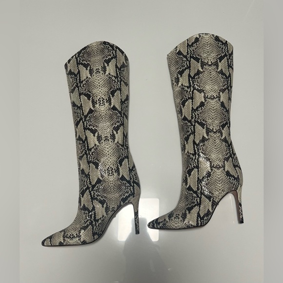 Schutz Maryana Snakeskin Boots - Picture 10 of 13